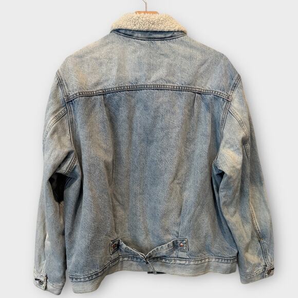 Levi's Type I Fleece Collar Trucker Jacket Size Large - Picture 6 of 11